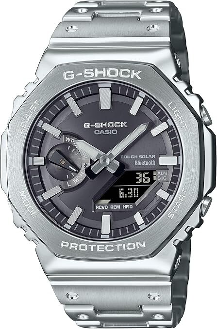 CASIO G-SHOCK GM-B2100SD-1AJF Men Watch Silver Full Metal Analog 
