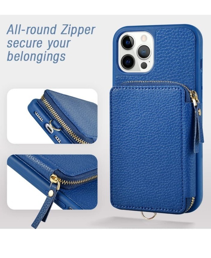ZVE Wallet Case Compatible with iPhone 12 Pro/iPhone 12 6.1 inch