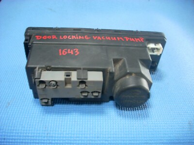 1998 MERCEDES-BENZ C280 CENTRAL DOOR LOCKING POWER VACUUM PUMP 007828 ...