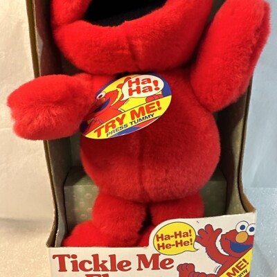 New Vintage Tickle Me Elmo Talking Doll 1996 Tyco Sesame Street KB