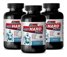 Male Enhancer Pills - Get Hard Pills 1800mg - Panax Ginseng Extract 3B