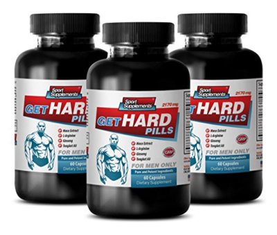 Male Enhancer Pills - Get Hard Pills 1800mg - Panax Ginseng Extract 3B