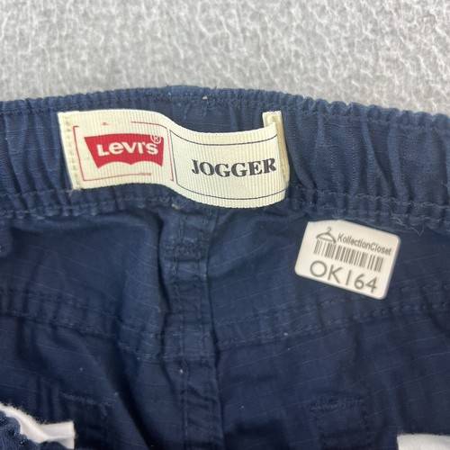 Levis Joggers Youth Boys Medium Blue Elastic Waist Band Pull On Stretchy Casual - Picture 5 of 13