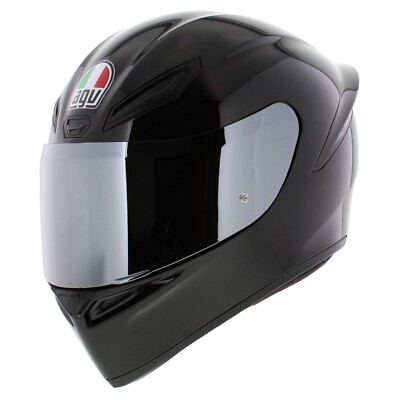 AGV K1-s ECE 22.06 Solid Gloss Black Full Face Motorcycle Helmet