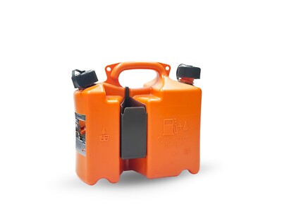 USA Holzfforma 5L Capacity Fuel Oil Canister Combo For Stihl Chainsaws Orange