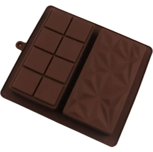 Silicone Deep Chocolate Bar Mould Dubai Kunafa Pistachio Chocolate Bar Diamond - Picture 8 of 11