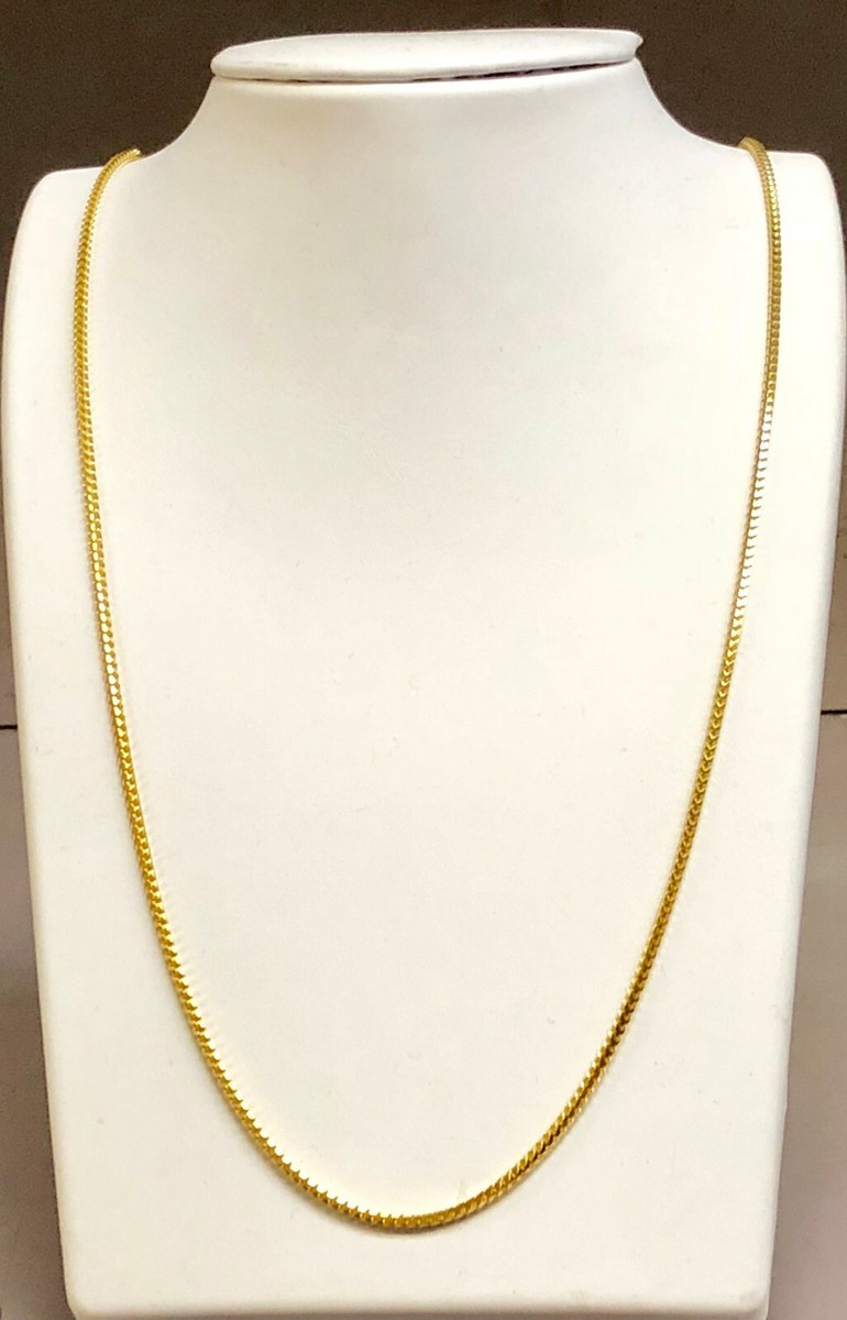 フランコチェーン　new top JEWELRY supreme 8mm 18K Gold Plated Franco Chain | 22