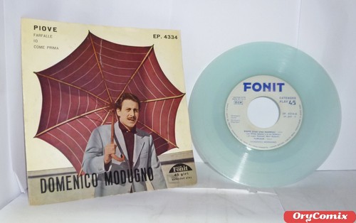DOMENICO MODUGNO - REGEN - SCHMETTERLINGE ICH WIE ZUVOR - VINYL 7" ZOLL 45 U/min