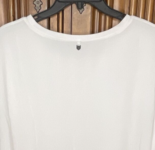 Abito da donna Rudsak bianco medio look a strati fluente vestibilità sciolta nuovo senza etichette - Foto 7 di 15