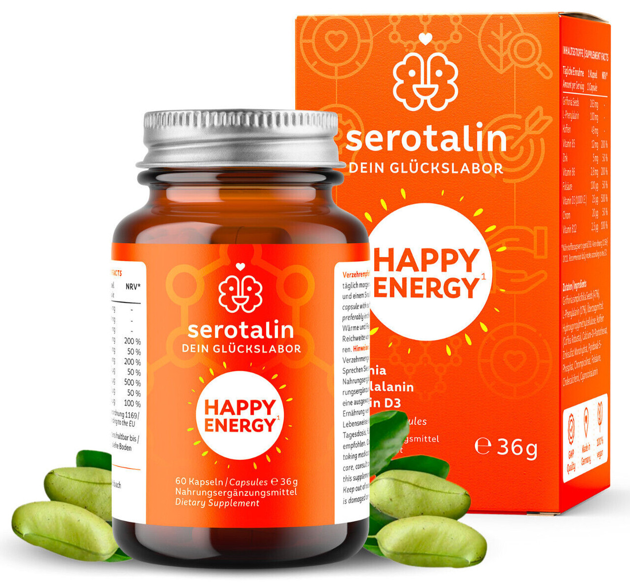 Cápsulas Serotalin® HAPPY ENERGY