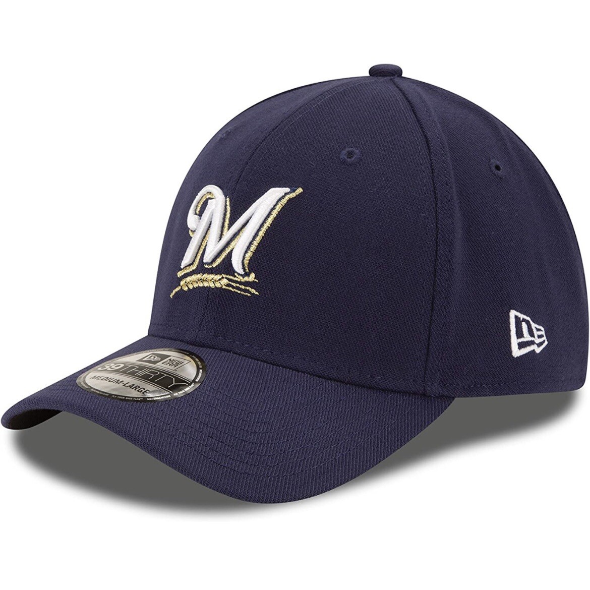 New Era Milwaukee Brewers MLB Team Classic 39THIRTY Medium/Large Hat Cap NWT