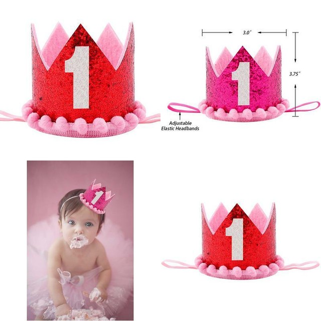 1st birthday flower crown