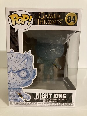 Funko POP! Game of Thrones Crystal Night King w/Dagger #84 Vinyl Figure Box Wear