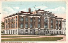 Vintage Postcard 1916 Bowne Hall of Chemistry Syracuse University New York NY