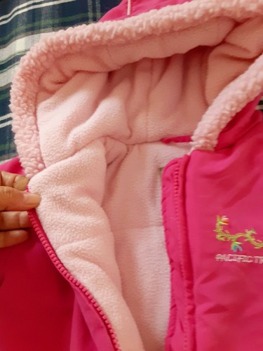 Pacific Trail toddler spring pink thick warm fall winter jacket coat size 3t - Picture 7 of 9