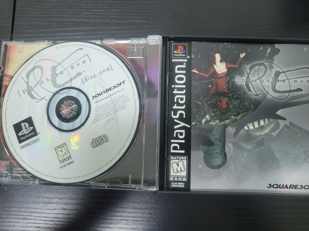 Parasite Eve PlayStation 1 PS1 Authentic 2 Discs w/ Bonus Disc