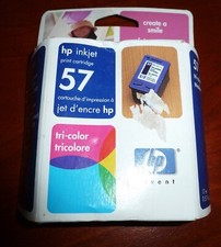 Original HP 57 Color Ink Cartridge New Sealed Expired 1 Tri Color, Original Box