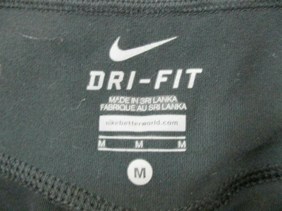 NIKE Niñas Jóvenes Talla M Atlético Correr Dri-Fit Negro Yoga Capris Foto 4 de 4