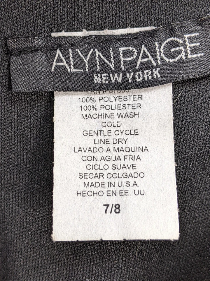 Vestido Alyn Paige Mujer S Gris Negro Funda Semi Transparente Mini Sin Mangas  Foto 4 de 4