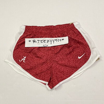 Womens Size L Nike Alabama Crimson Tide Tempo 3'' Running Shorts DA3817-696 2
