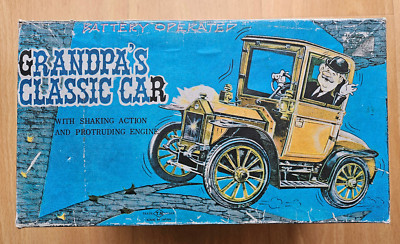 T.N. TN Nomura Showa GRANDPA'S CLASSIC CAR BOX Leerkarton Blechspielzeug Japan