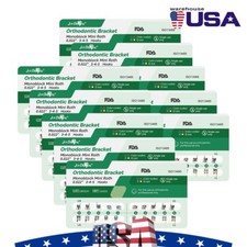 10 juegos de soportes ortodónticos dentales Metal mim mini Roth 0022 345 gancho