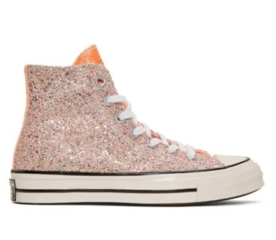 NEW Converse x JW Anderson Chuck Taylor All-Star 70s HI Glitter Size 9M/11W