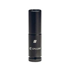 Capri Tools Deep Impact Socket, 1/4 in. Drive, 6-Point, Metric 4 to 15 mm