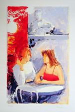 Giuliano Trombini, serigrafia d'autore  firmata, con certificato 35 x 25 .