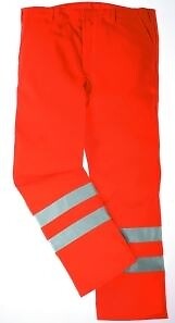 ROFA Warnschutz Bundhose Arbeitshose Berufshose Workerhose 3M Scotchlite ...