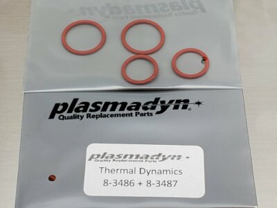 Jeu De 4 Joints Toriques Origine Pour Torches Plasma Thermal Dynamics - Réf. 8-3486 (avant) Et 8-3487 (arrière) - 12