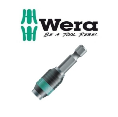WERA 50mm Rapidaptor Schnellspanner Universal 1/4'' Magnet Bithalter 073421