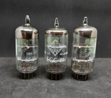3 x ECC81 TELEFUNKEN TUBE N57