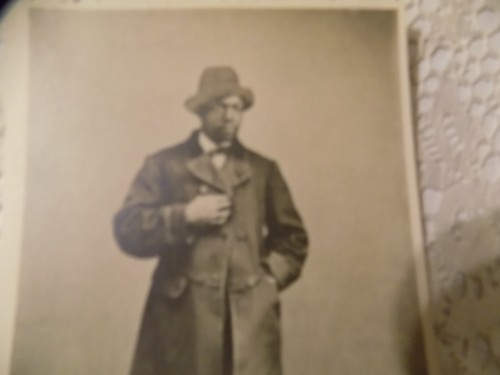 Foto vintage uomo afroamericano 5 x 3 1/2 - Foto 4 di 7