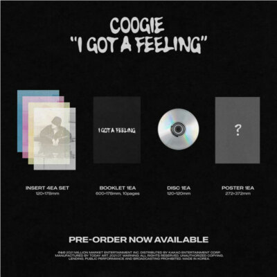 K-POP・アジア Coogie Album I Got A Feeling Coogie - EP [I Got A Feeling] Korean Rapper K-pop CD Disc