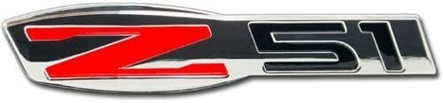 C6 Corvette Z51 Emblem - Billet Hand Painted Badge for Interior or Exterior - Bild 1 von 1