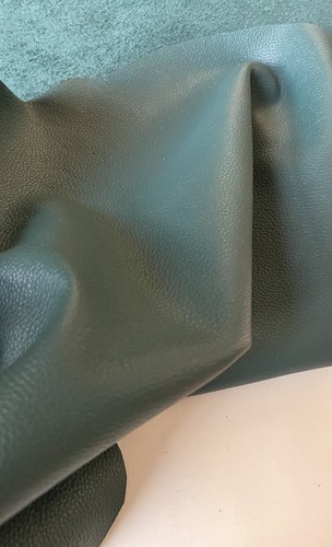 Pebble Leather Cow Hide 1.7-1.8mm 8sqf Ish Green Color - Picture 4 of 12