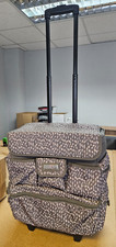 EVM13339-1 Rolling Tote, Grey & Pink spot -  2 Wheel Trolley Bag  RRP £79.99