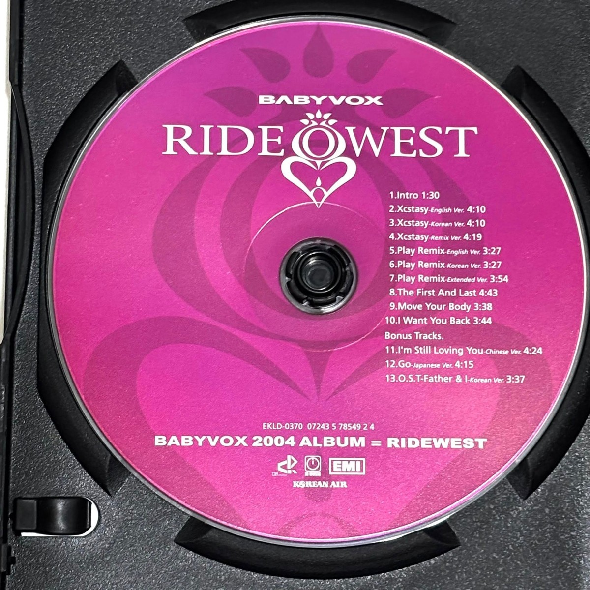 Baby VOX V.O.X + 2Pac 2004 Ride West Taiwan OBI CD+DVD with Poster