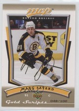 2007-08 Upper Deck MVP Gold Scripts 48/100 Marc Savard #49 8tn