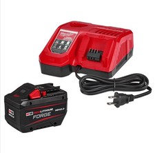 Milwaukee 12ah Forge M18 W/ Rapid Charger 48-59-1813GB 48-11-1813