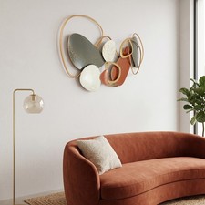Modern Metal Wall Decoration, Geometric Wall Decoration for Living Room, Office