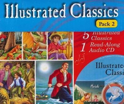 Pegasus Books BJ909799 IllustrateTales Books and CD Pack of 5 by Pegasus