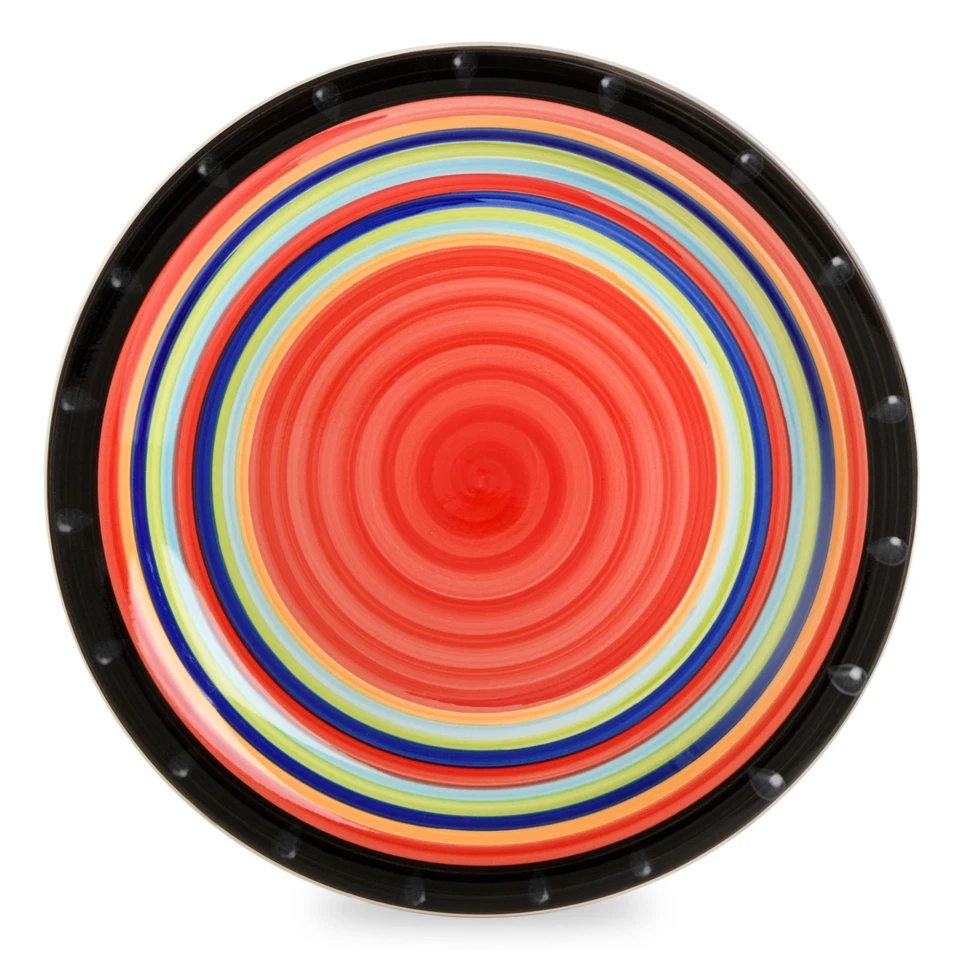 BrylaneHome 16 Piece Casa Stella Dinnerware Set - Red - Image 4 of 4