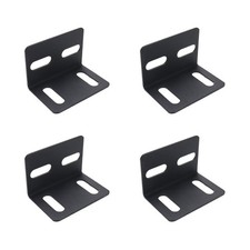 4 PCS Angle Bracket 90 Degree L Shape T Shape Right Angle Connector 4 Holes