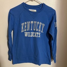 COLOSSEUM Classic Casual University of Kentucky Long Sleeve T Shirt Blue Sz M