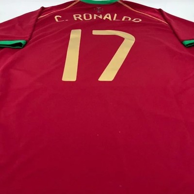 Cristiano Ronaldo #17 Portugal 2006/2007 Home ORIGINAL Nike Soccer