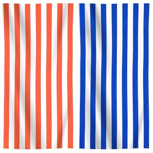 Genovega 2 Pack Extra Large Bath Towels Striped Beach Towel Bathroom Sheets video thumbnail