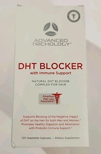 NEW Advanced Trichology DHT Blocker with Immune Support 120 Caps EXP 10/2026