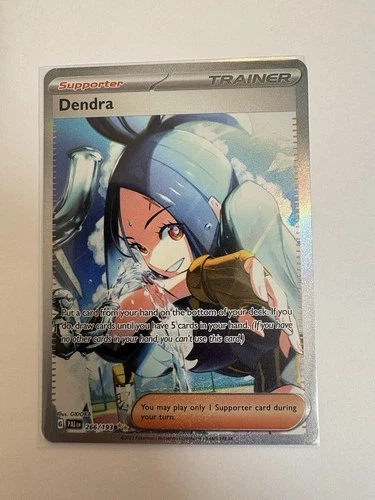 Pokemon TCG Dendra Card 266/193 Paldea Evolved Sir Holo NM